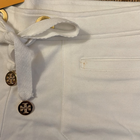 Brand New NWT Tory Burch drawstring cotton shorts - Picture 3 of 4